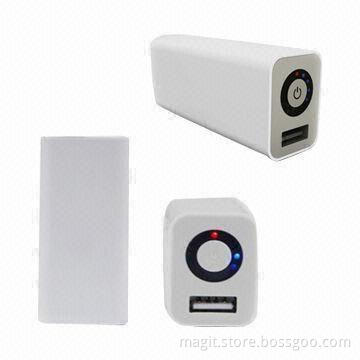 Power Banks with 4.5 to 5.5V/800mA Input